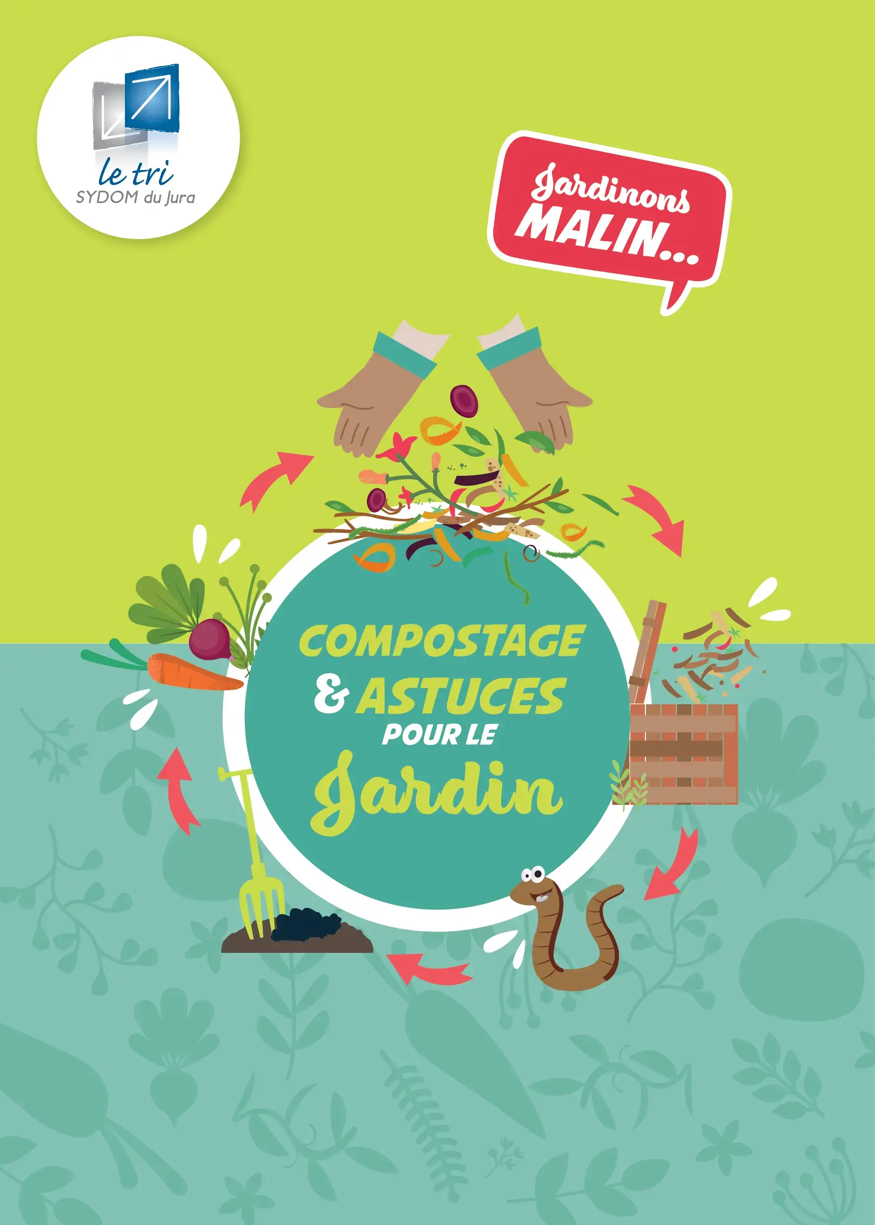 Image de la couverture du guide de compostage et astuces pour le jardin par le Tri Sictom